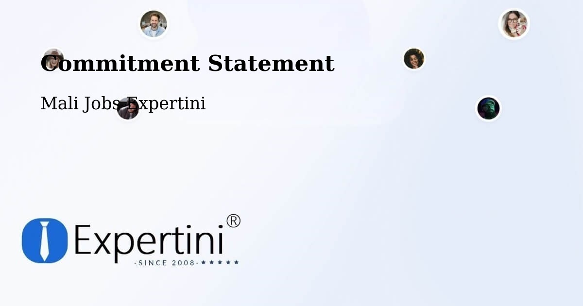 Corporate Commitment – Bandiagara - Mali Jobs Expertini