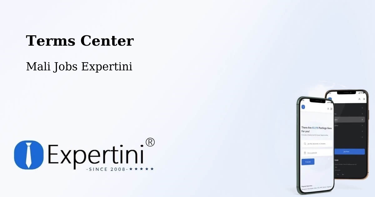 Terms of Service – Bandiagara - Mali Jobs Expertini